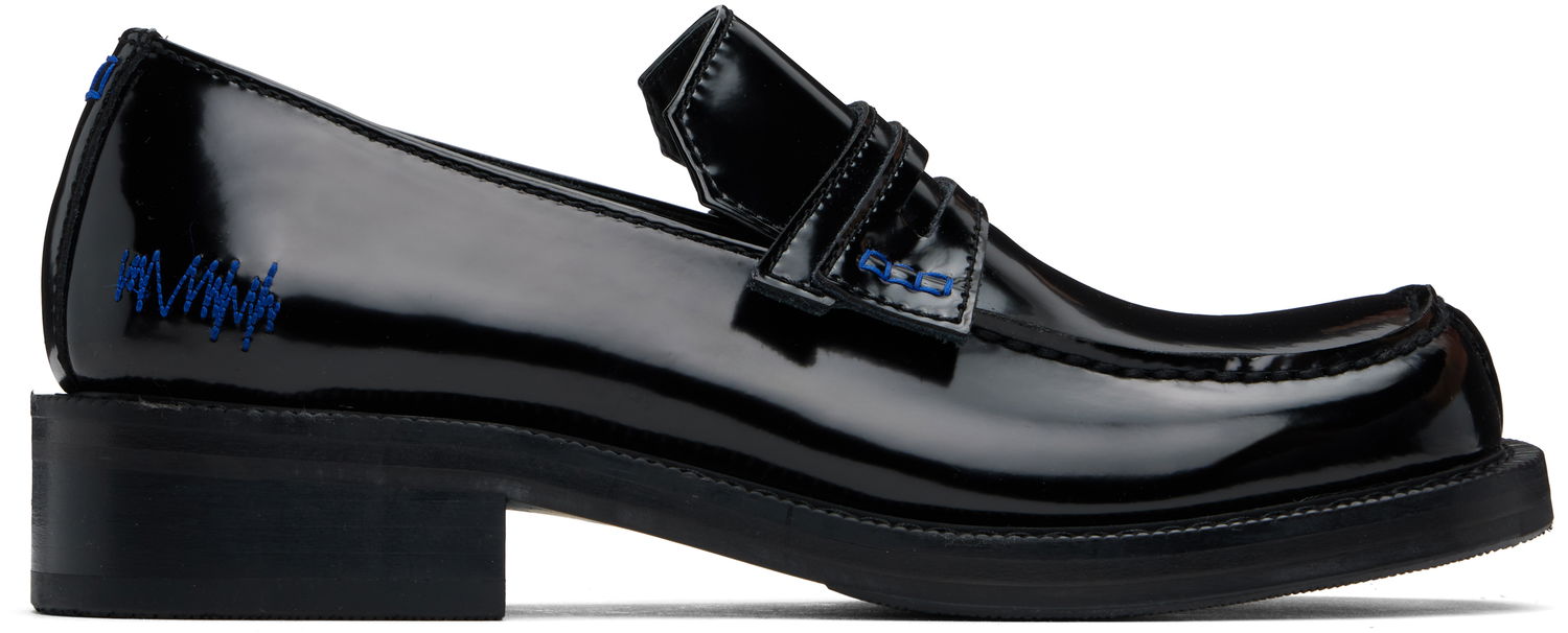 Tenisky a topánky ADER ERROR Curve Patent Leather Loafers Čierna | BN01SSCS0102BK, 0