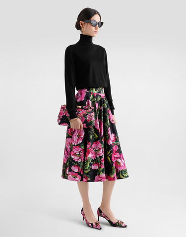 Kabelka Dolce & Gabbana Dolce & Gabbana Marlene Floral Print Clutch Čierna | BB7672A6N03HN5KR, 1