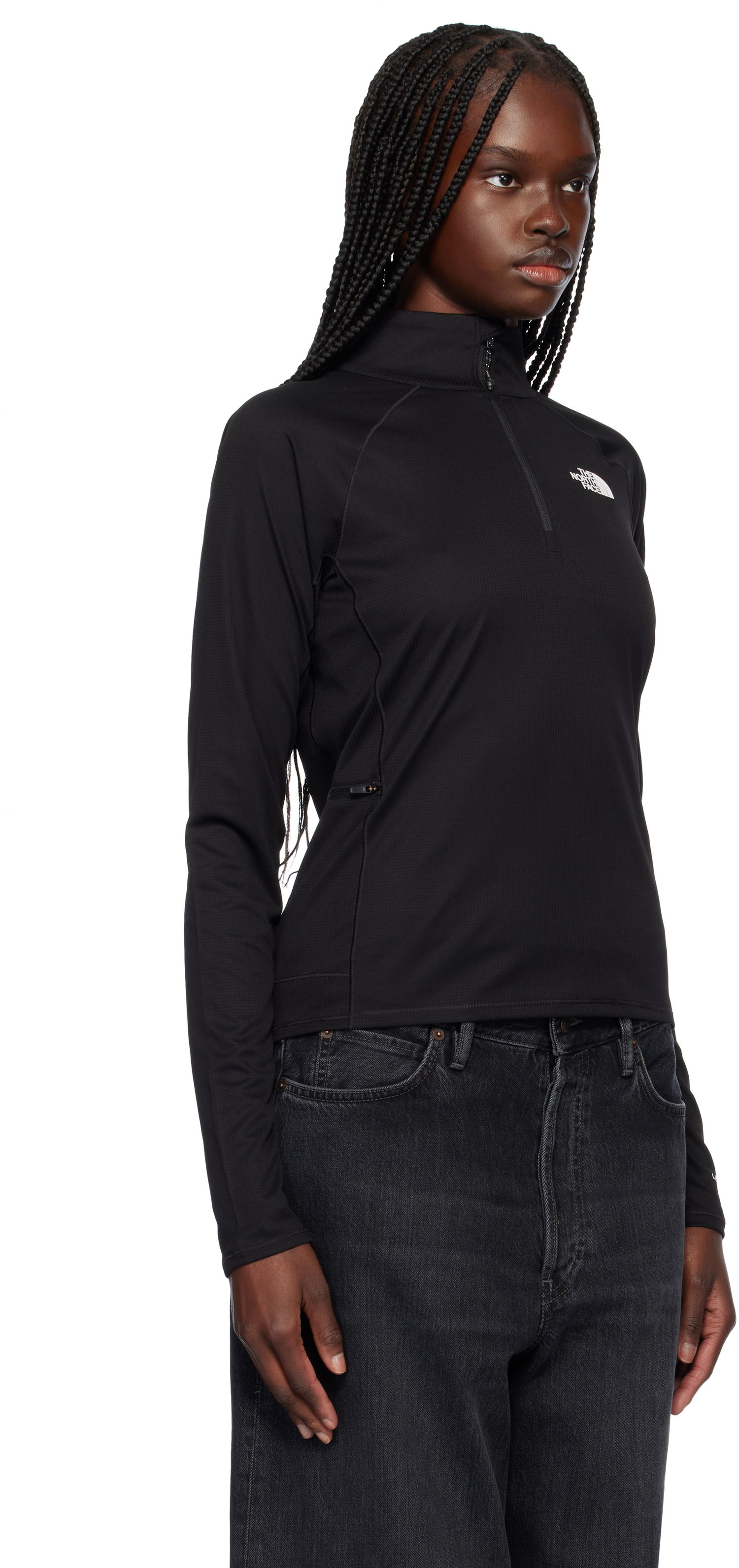 Sveter The North Face LIGHTRANGE Sunriser Quarter-Zip Jacket Čierna | NF0A8BBV, 1