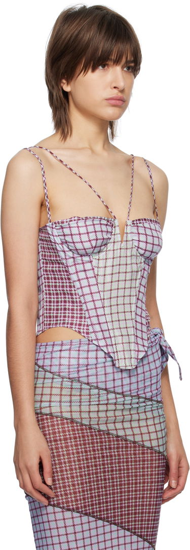 Šaty Miaou Miaou Hannah Jewett Apex Corset Top Fialová | 7046TAFBRS, 1