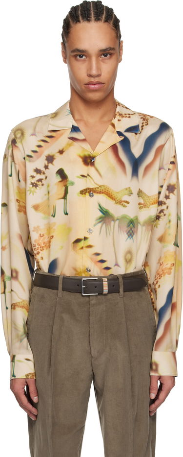 Košeľa Paul Smith Paul Smith Lumiere Print Shirt Béžová | M1R-387Z-P02576-60, 0