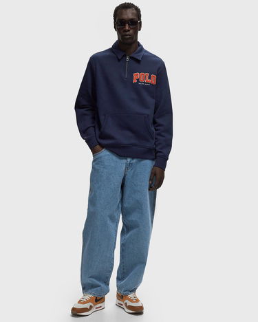 Mikina Polo by Ralph Lauren Blue Sweatshirt With Kangaroo Pocket Navy | 710959021001, 1