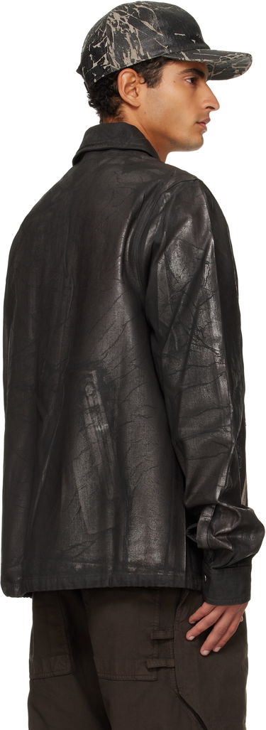 Bunda Rick Owens Rick Owens DRKSHDW Concealed Zipfront Denim Jacket Čierna | DU02E7775 BZMC, 2