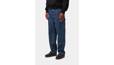 Džínsy Carhartt WIP Double Knee Pant - Size: 30-32 Modrá | I032699_01_06, 4