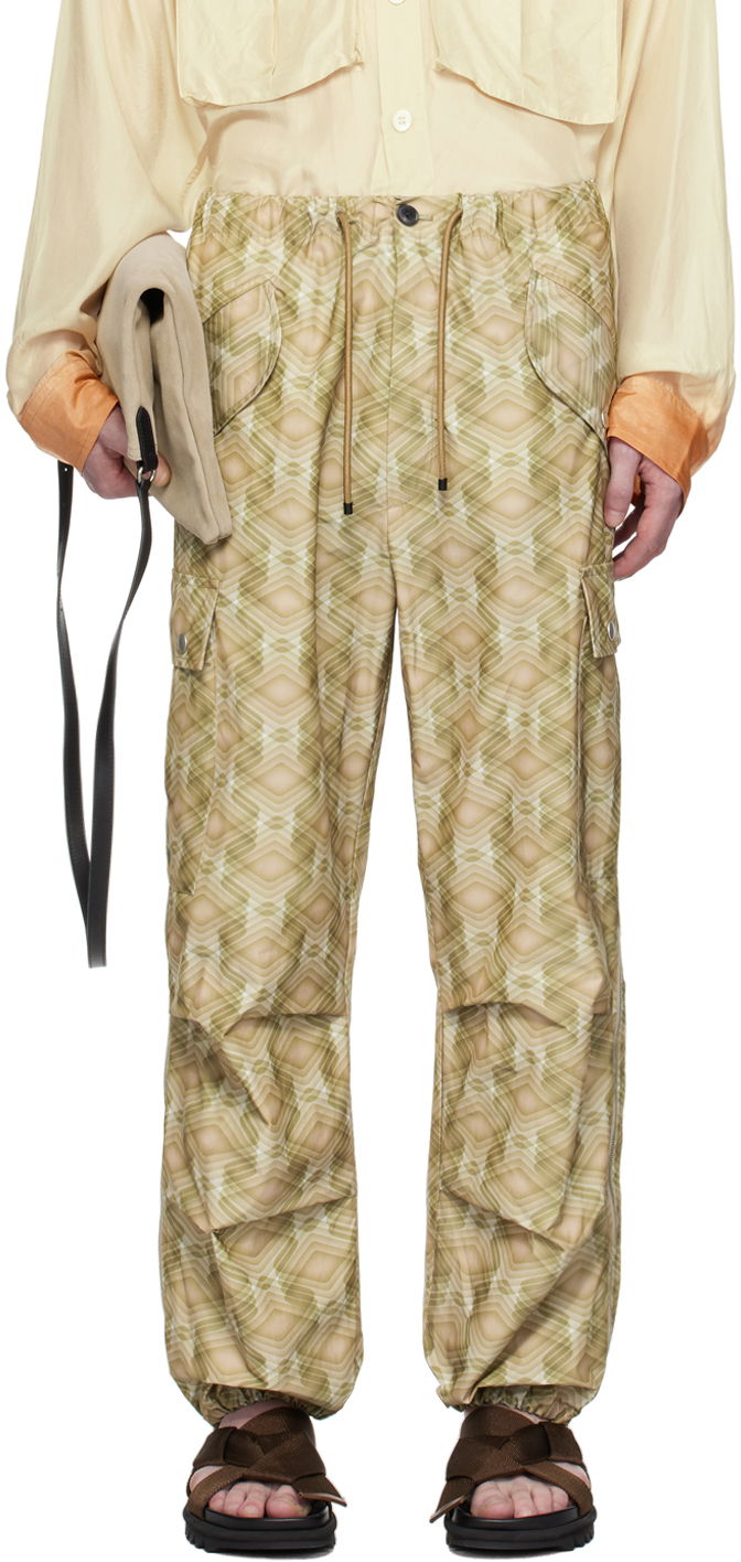 Cargo nohavice Dries Van Noten Loose Cargo Pants Zelené | 241-020944-8026, 0