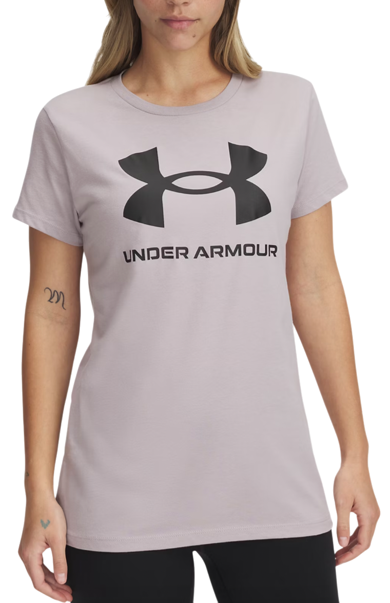Tričko Under Armour Rival Logo Short Sleeve T-Shirt Fialová | 1356305-009, 0