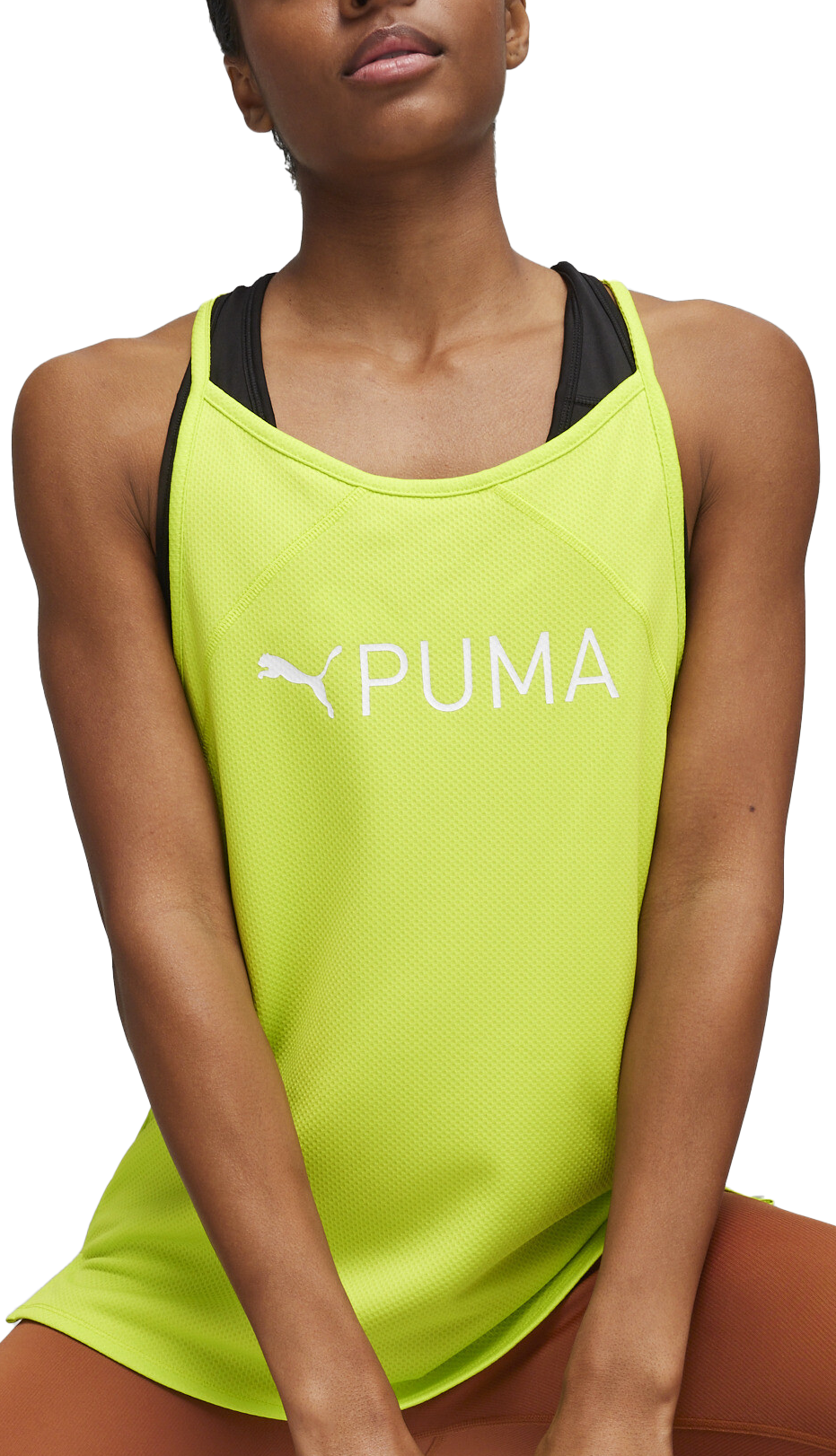 Tielko Puma FIT FASHION ULTRABREATHE ALLOVER TANK Žltá | 523846-39, 0