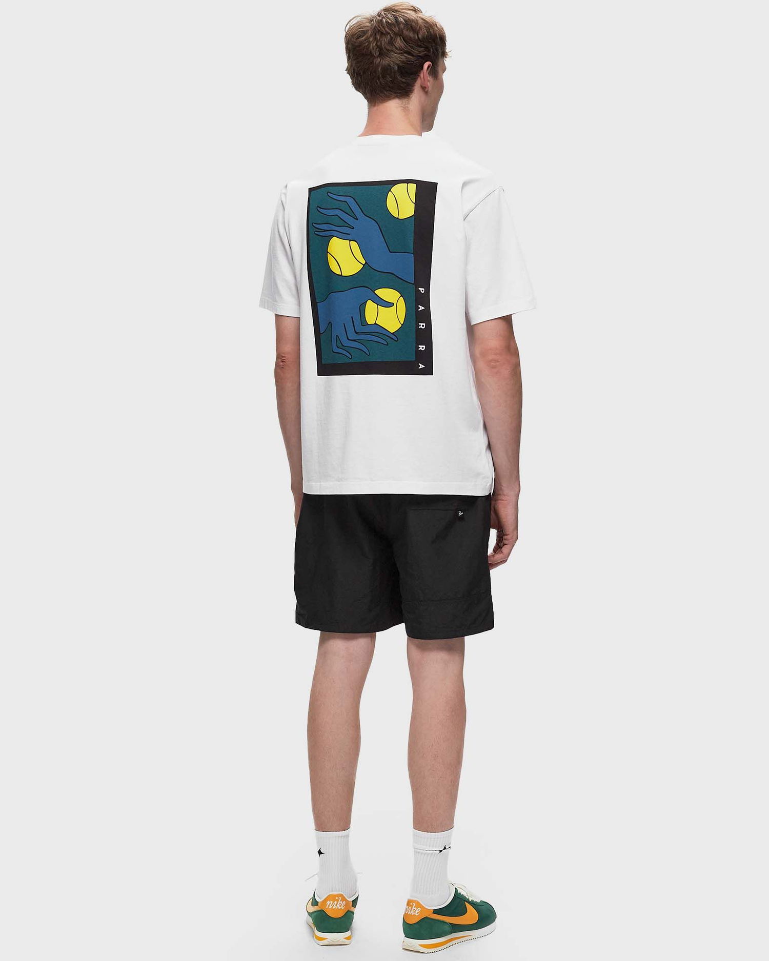 Tričko By Parra Ball Catcher Graphic T-Shirt Biela | 52105, 1