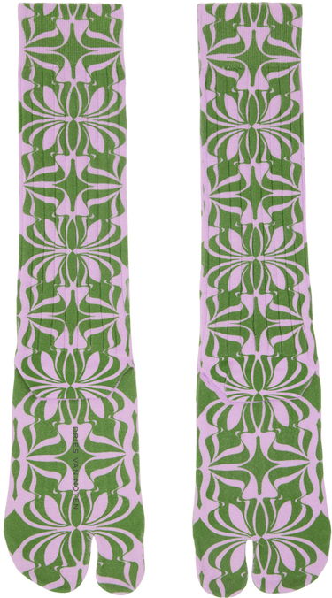 Ponožky Dries Van Noten Dries Van Noten Printed Tabi Socks Rôznofarebný | 241-011901-045, 1