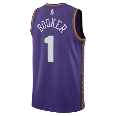 Dres Nike Dri-FIT NBA Swingman Devin Booker Phoenix Suns City Edition Basketball Jersey Fialová | FQ4356-504, 2