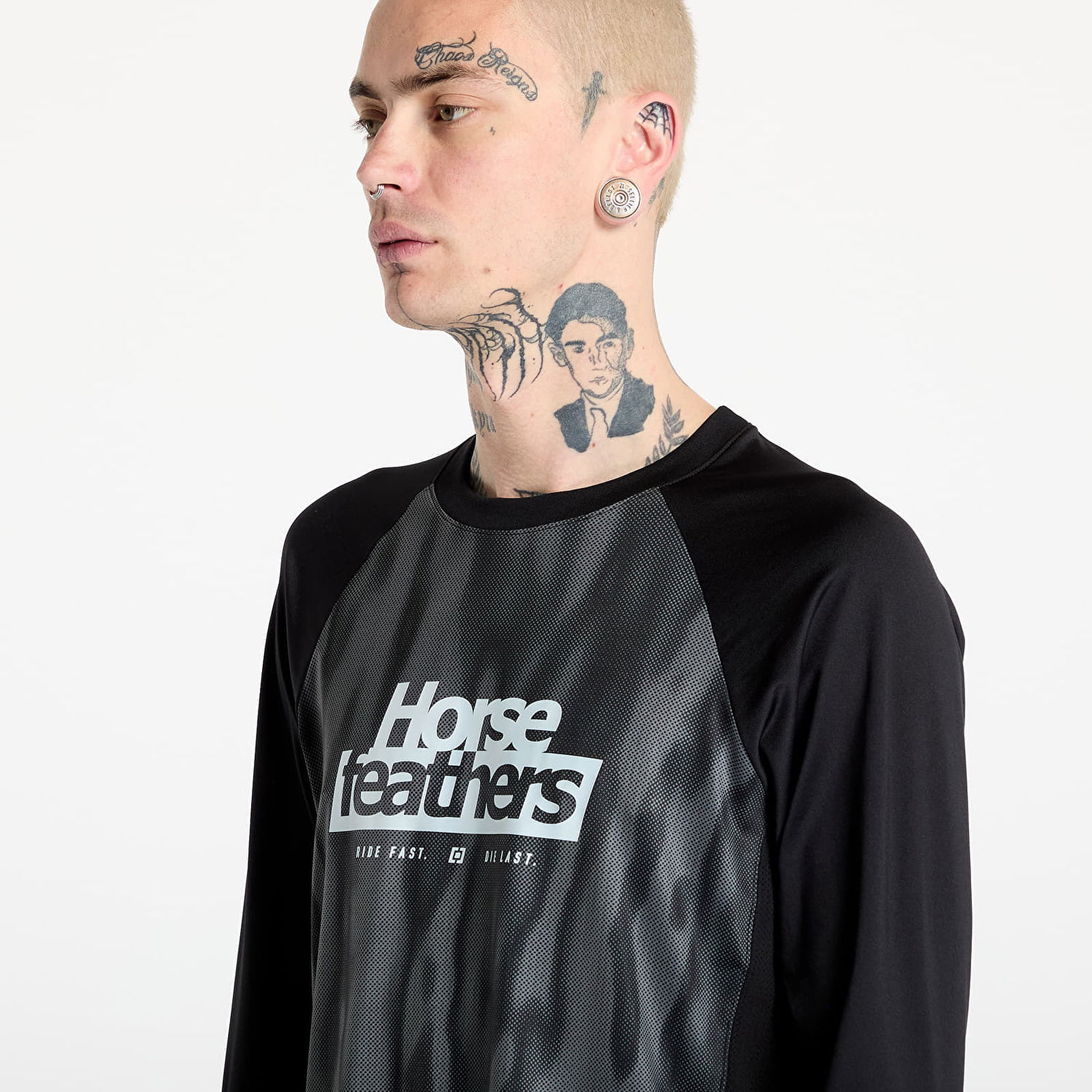 Tričko Horsefeathers Horsefeathers Spike 3/4 Sleeve Bike Jersey Čierna | TM066A, 1