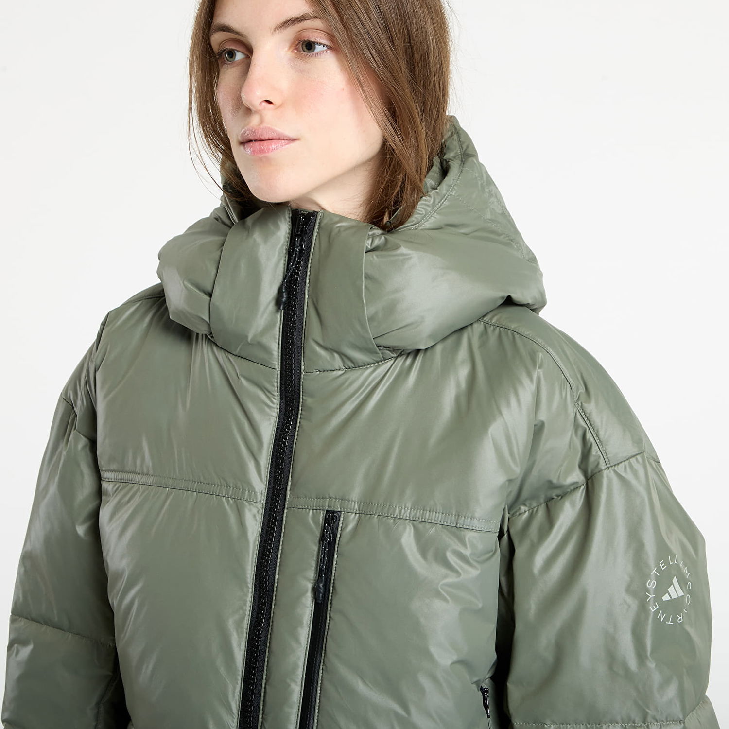 Prešívaná bunda adidas Performance Stella McCartney Padded Winter Jacket Zelené | JX4339, 1
