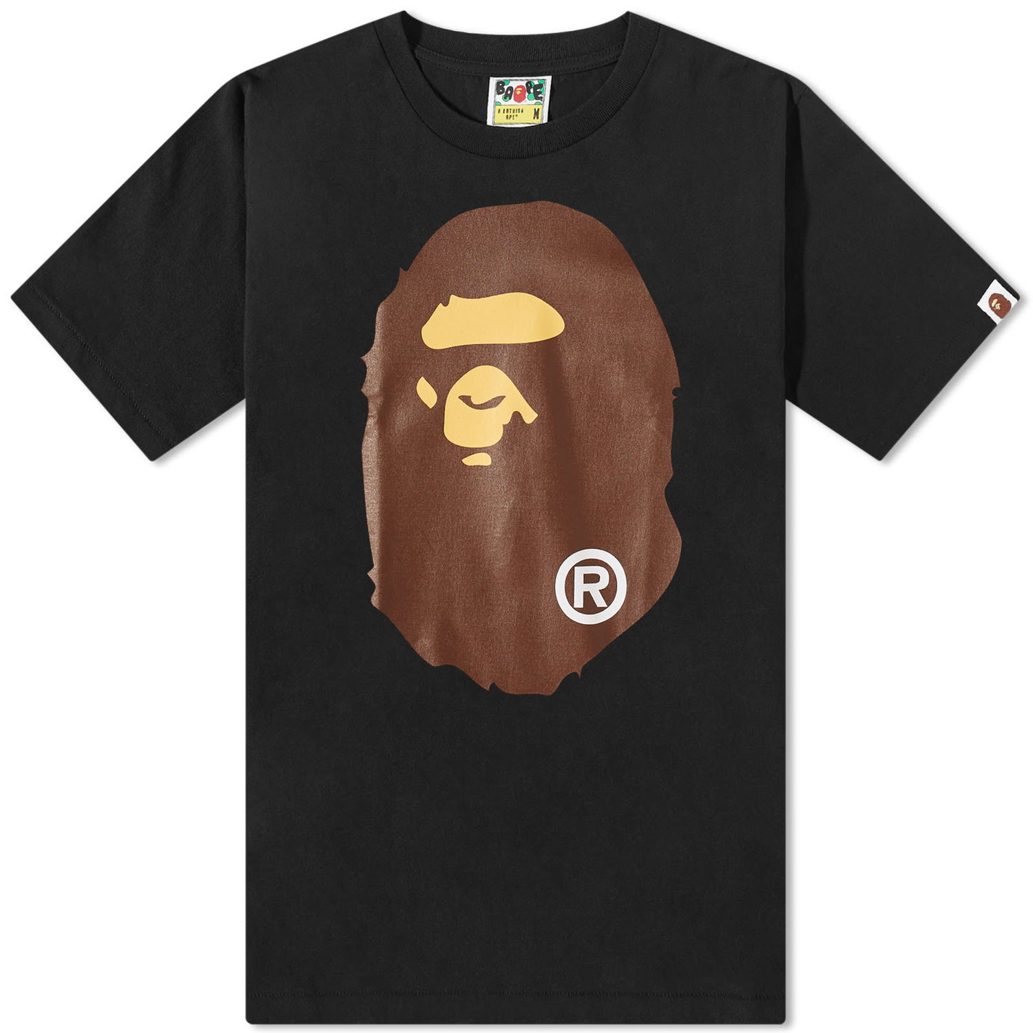 Tričko BAPE Classic Big Ape Head T-Shirt Black Čierna | 001TEJ301003M-BLK, 0
