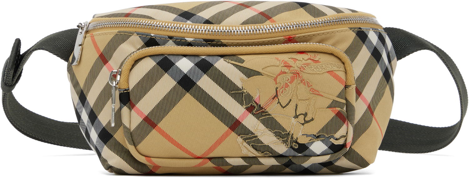 Ľadvinka Burberry Burberry Small Check Belt Bag Béžová | 8106714, 0