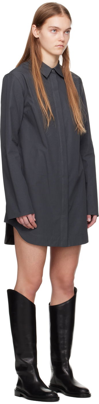 Šaty Loulou de Saison Loulou de Saison Eknath Mini Shirt Dress Biela | EKNATH, 4