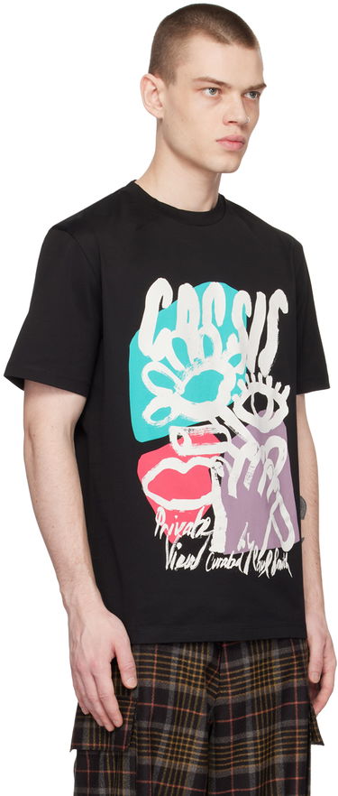 Tričko Paul Smith Paul Smith 'Cassis' Graphic Print T-Shirt Čierna | M1R-919T-KP3660-79, 1