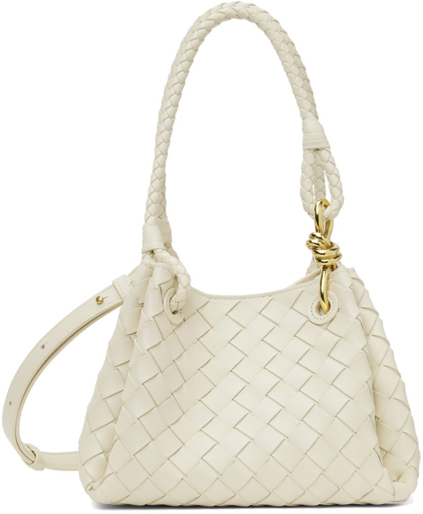 Kabelka Bottega Veneta Small Andiamo Bag Biela | 796569 VCPPT, 0