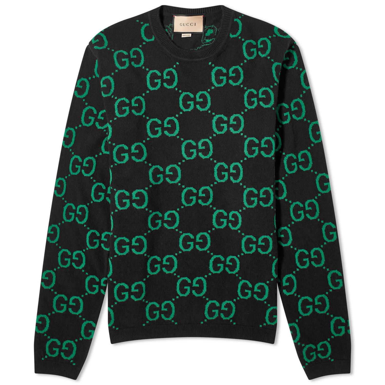 Sveter Gucci Jumbo GG Jacquard Crewneck Čierna | 692900-XKCC5-1064, 0