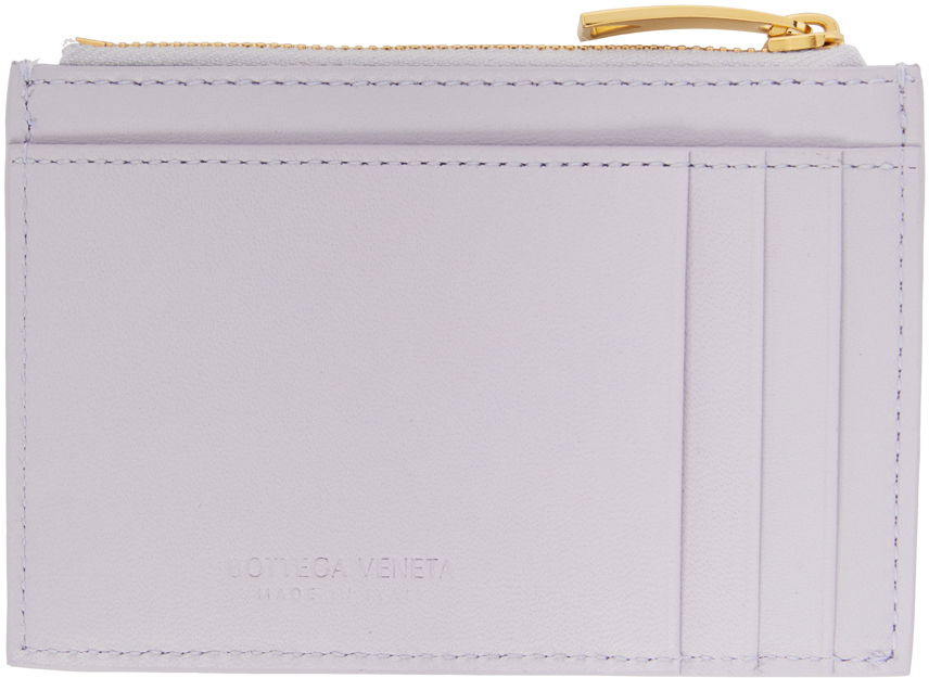 Peňaženka Bottega Veneta Cassette Leather Card Holder Šedá | 765460 VCQC4, 1