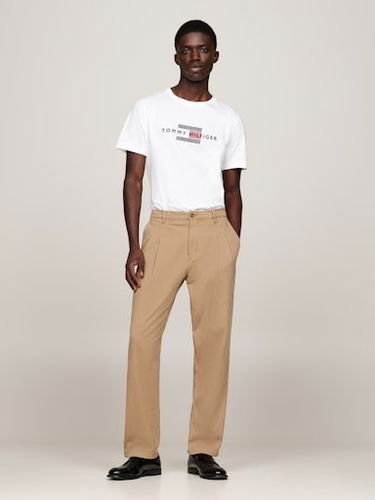 Tričko Tommy Hilfiger S/S T-Shirt Biela | MW0MW36455YBR, 4