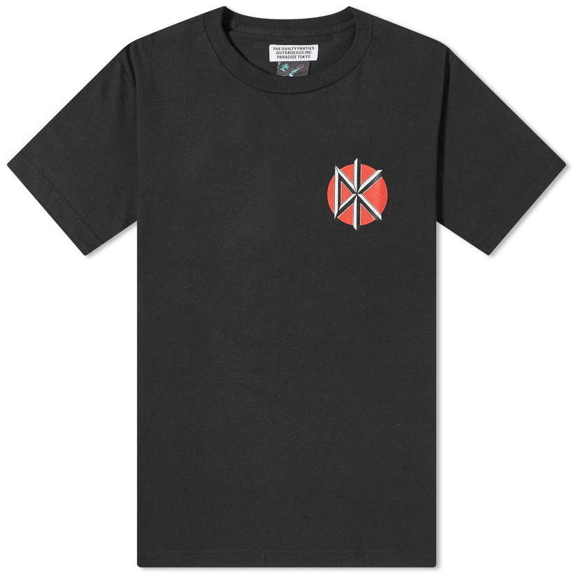 Tričko WACKO MARIA Dead Kennedys Crew Neck T-Shirt Čierna | DEADKENNEDYS-WM-TEE01-BLK