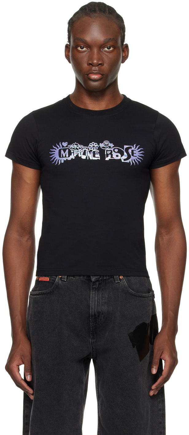 Tričko Martine Rose Shrunken T-Shirt Čierna | MRSS24-629, 0