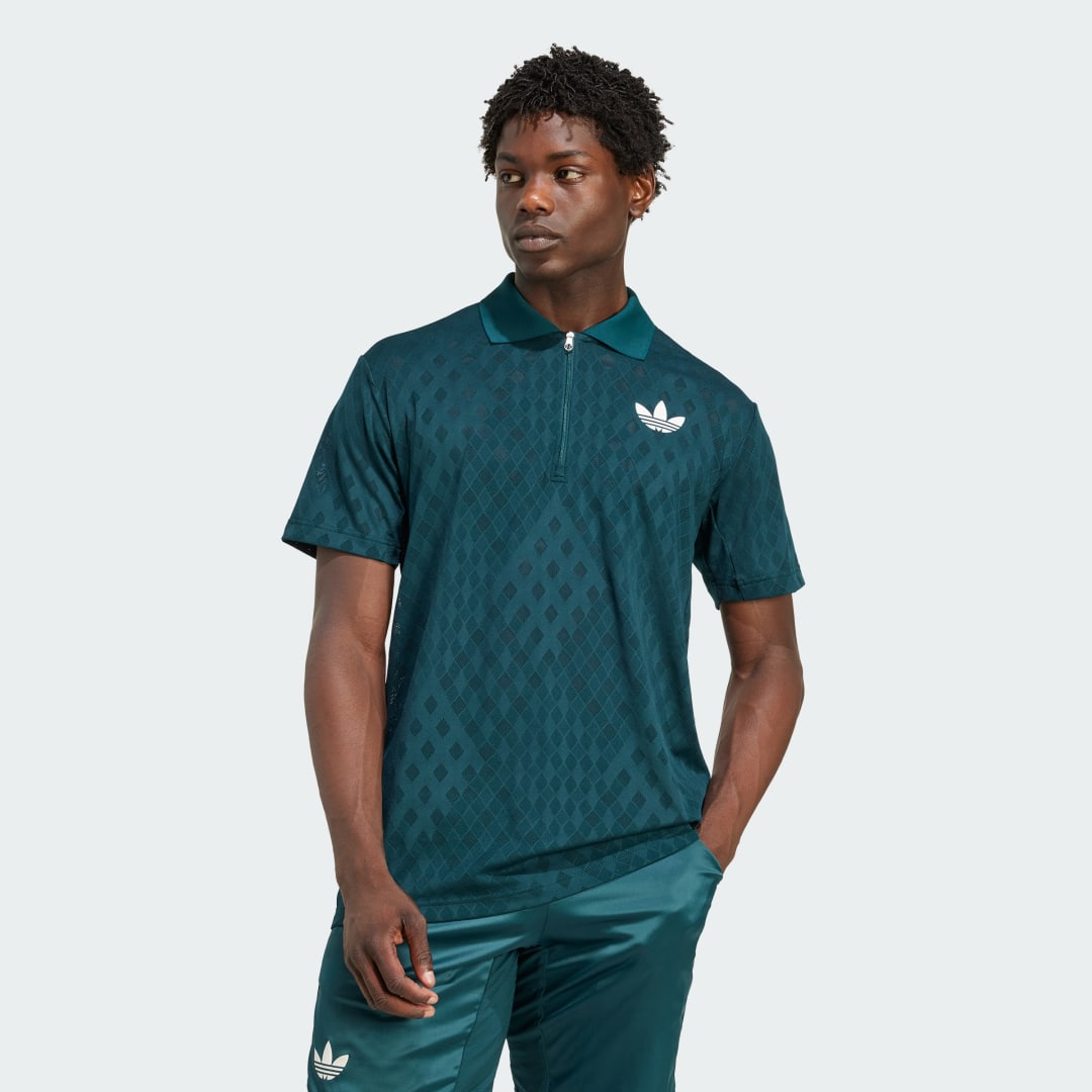 Polo tričko adidas Performance Climacool+ FreeLift Tennis Polo Shirt Zelené | JY4848, 0