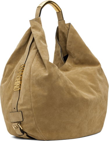 Taška cez rameno Moschino Moschino 'Handle Me' Large Suede Shoulder Bag Hnedá | MC4181PP1M 251MOOF0 104, 1