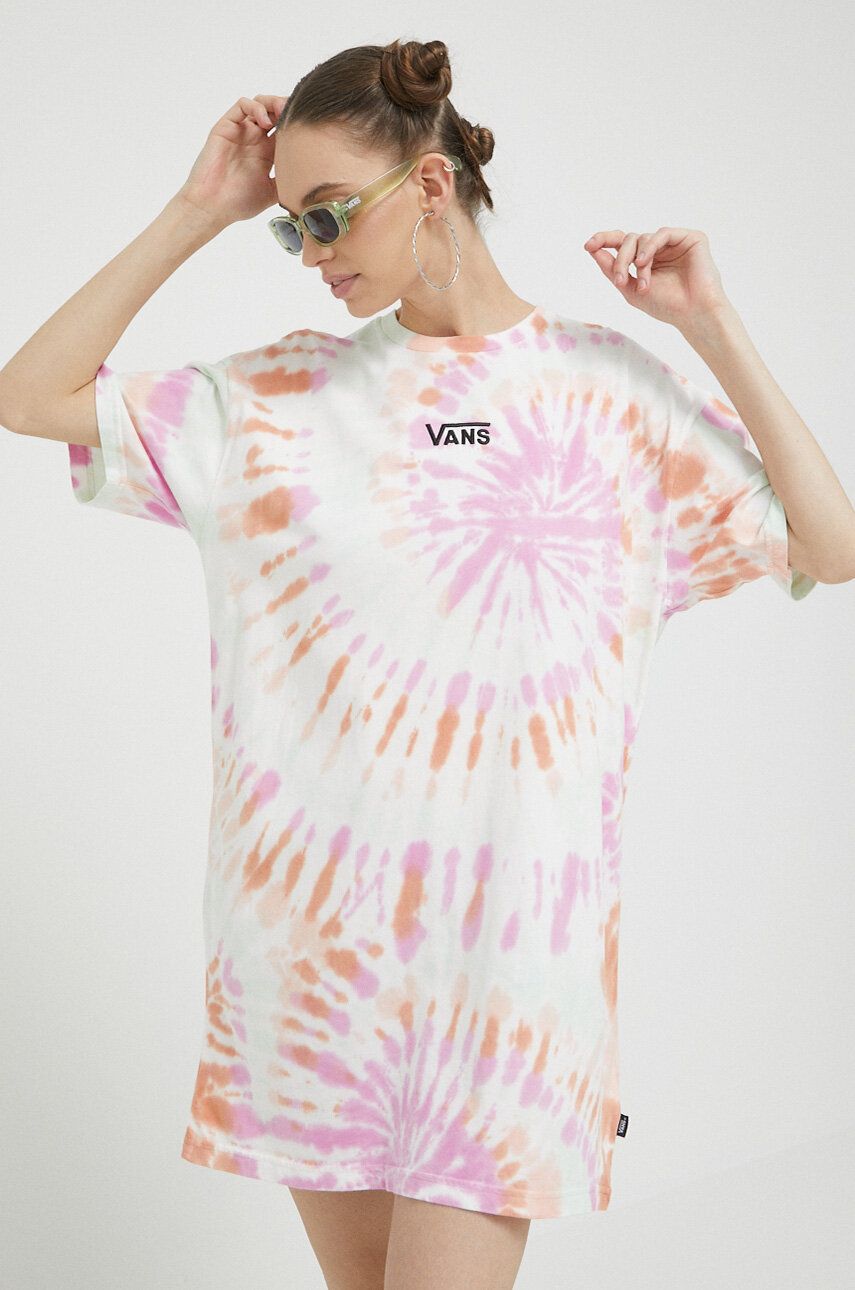 Šaty Vans Cotton Dress Ružová | VN00046QWHT1, 0
