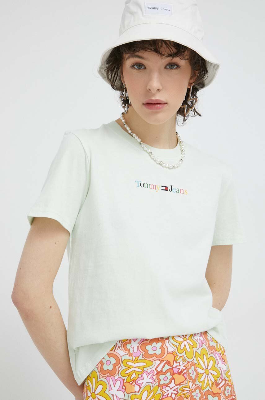 Tričko Tommy Hilfiger Jeans T-Shirt Biela | DW0DW15447.PPYX, 0