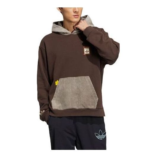 Mikina adidas Originals Melting Sadness Hoodie Hnedá | HY4187