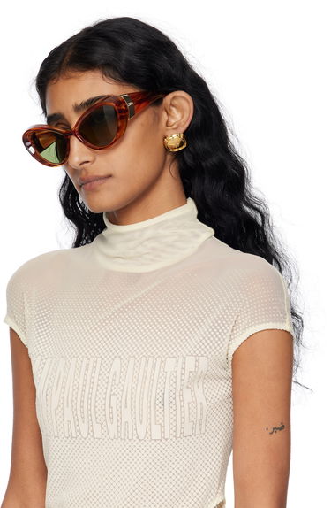 Slnečné okuliare Jean Paul Gaultier Jean Paul Gaultier 'The Parisian Cat' Sunglasses Hnedá | 25/03-U-EY001-X059-18, 3