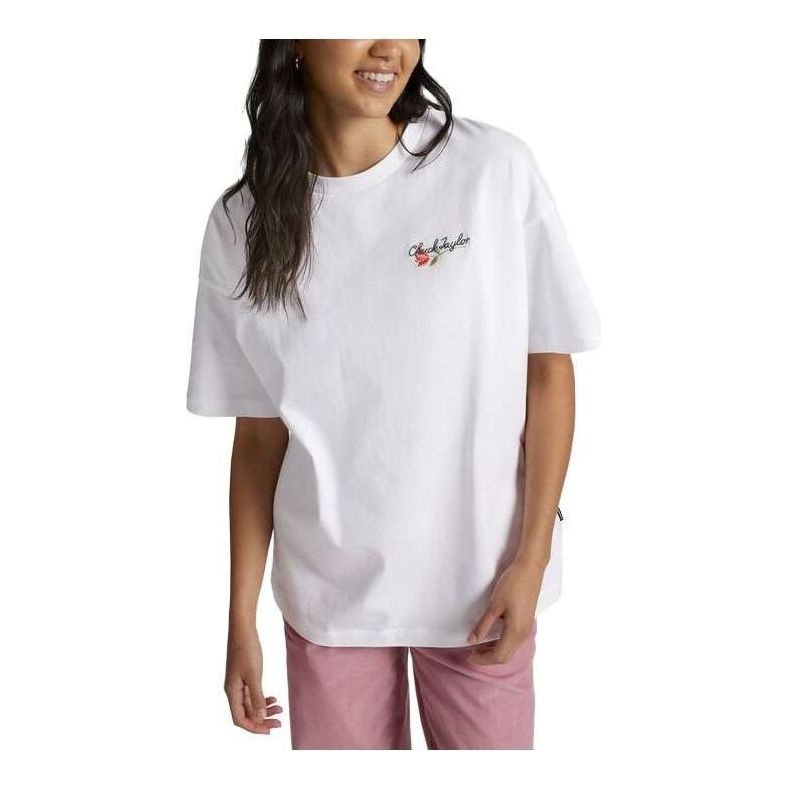 Tričko Converse Oversized Summer Art Tee Biela | 10025186-A01, 0