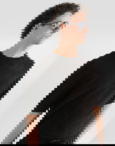 Sveter Dolce & Gabbana Micro-dot Stitch Silk Pullover Čierna | GXX03TJBSOCN0000, 3