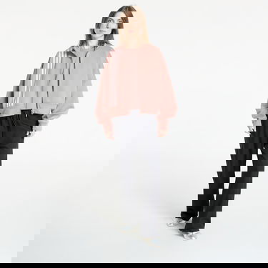 Mikina adidas Performance 3-Stripes Zip-Up Cropped Sweatshirt Ružová | JW3609, 4