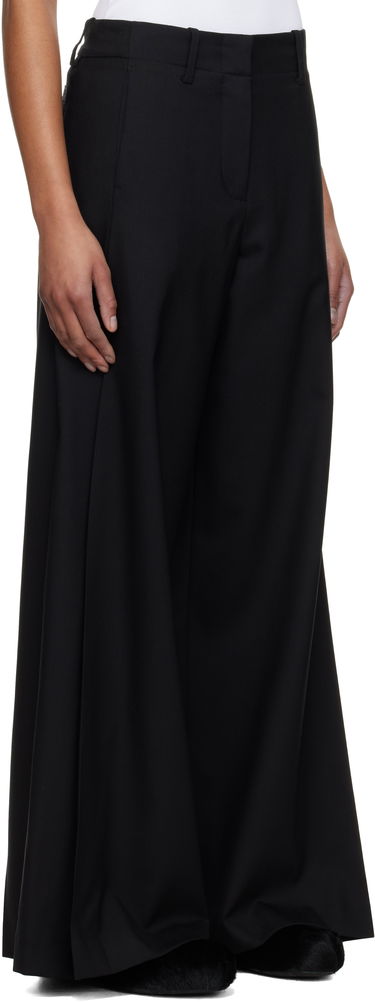 Nohavice KENZO Kenzo Paris Wide-Leg Trousers Čierna | FF52PA0999RA, 1