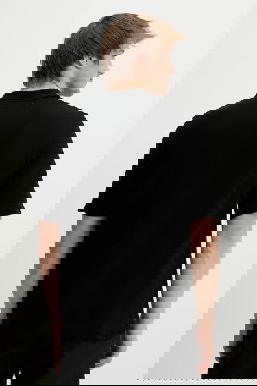 Polo tričko Samsoe Samsoe SAMAC Zippered Polo Shirt Čierna | M25200033, 2