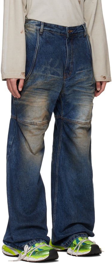 Džínsy We11done We11done Wire Carpenter Jeans Modrá | WD-DP0-24-339-M-NV, 1