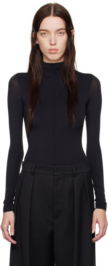 Body WARDROBE.NYC Long Sleeve Bodysuit Čierna | W1086R18JE, 0