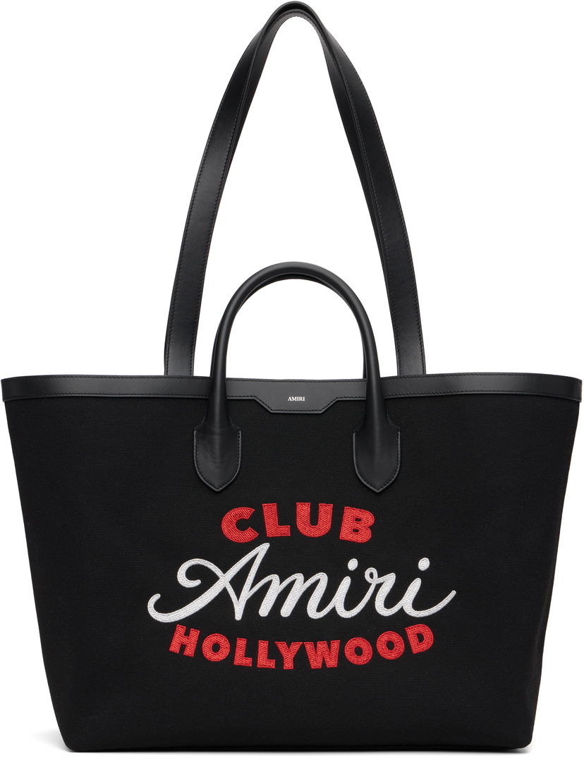 Tote bag AMIRI Amiri 'Club Amiri' Canvas Tote Bag Čierna | AMBGTO1016