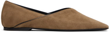 Oblečenie TOTEME TOTEME Everyday Suede Ballerina Flats Hnedá | 253-WAS2759-LE0071, 0