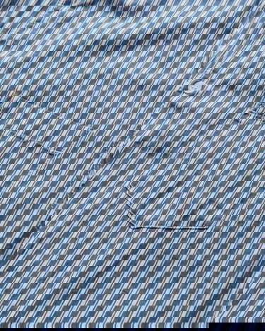 Košeľa Comme des Garçons Striped Shortsleeve Shirt Modrá | HO-B019-051 001, 4
