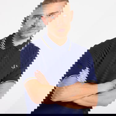 Polo tričko Fred Perry Twin Tipped Polo Shirt Navy | M3600 48A, 4