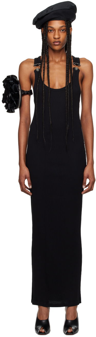 Šaty Jean Paul Gaultier Jean Paul Gaultier Strapped Maxi Dress Čierna | 24/25-F-RO118-J054-00, 0