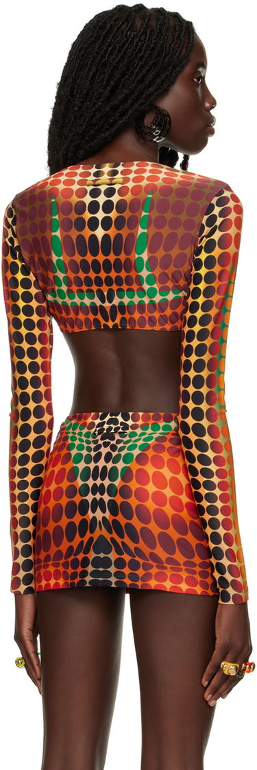 Sukňa Jean Paul Gaultier Jean Paul Gaultier Printed Long Sleeve Crop Top Rôznofarebný | 22/09-F-TO044-J512, 2