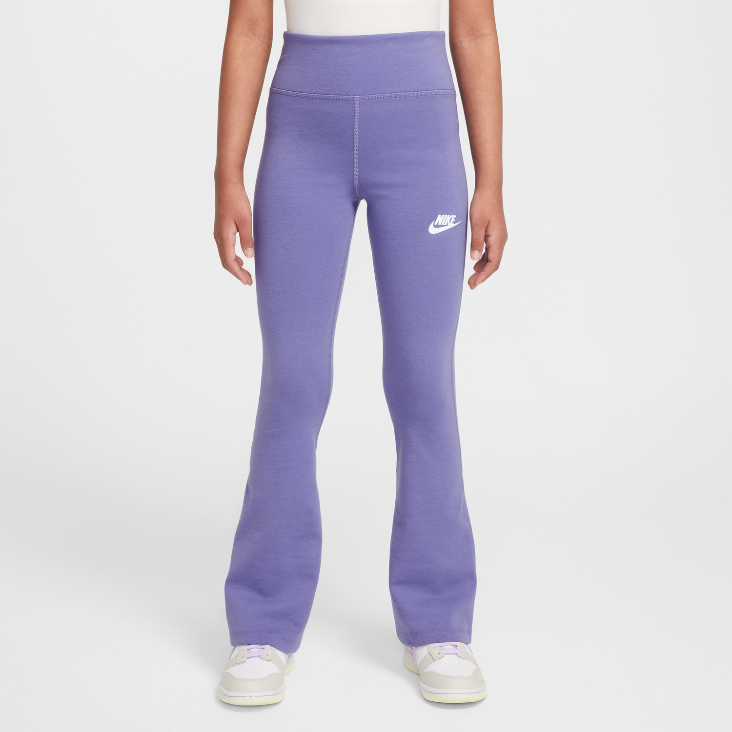 Legíny Nike Sportswear Classic High-Waisted Flare Leggings Fialová | FZ5585-527, 0