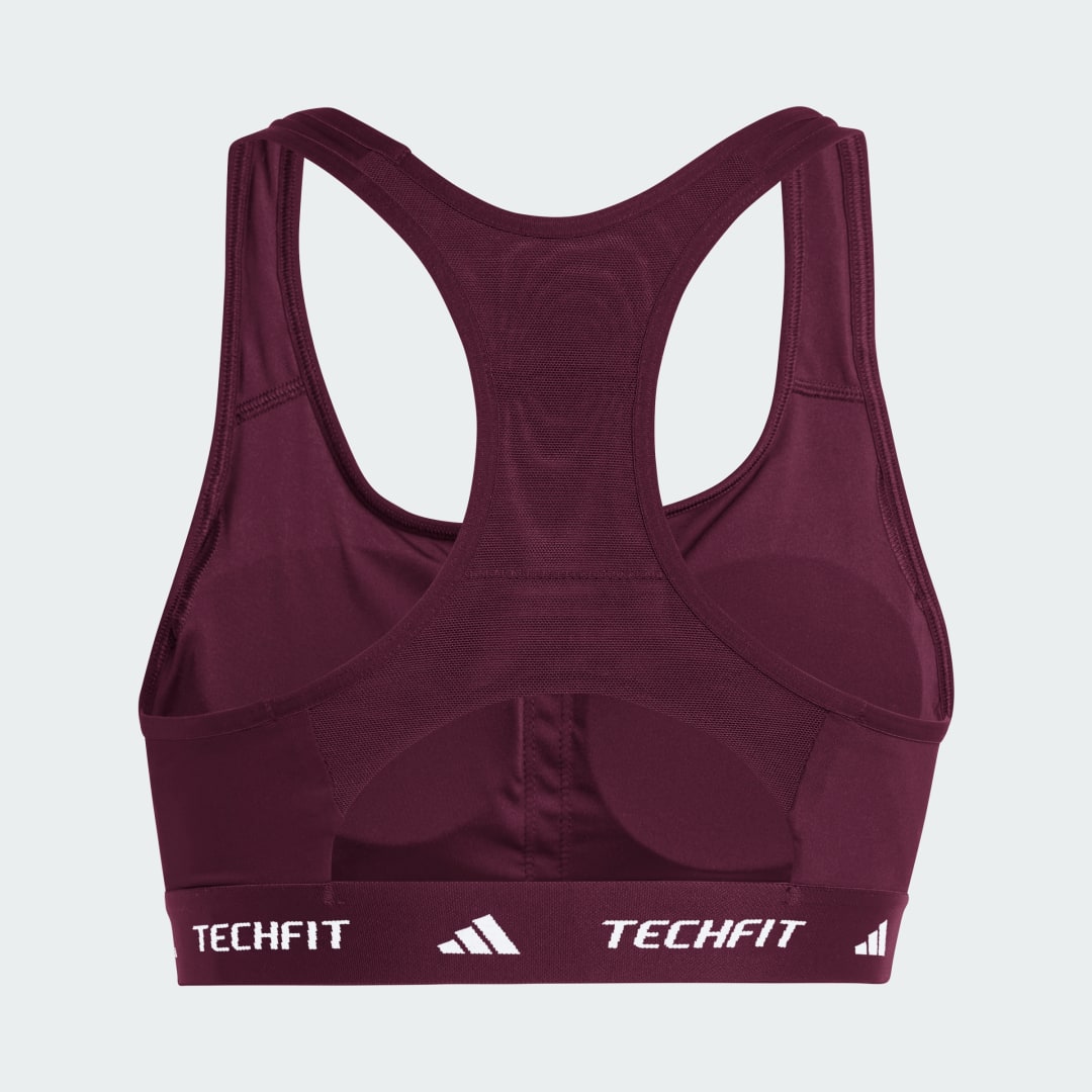 Compression-Fit Workout Bra