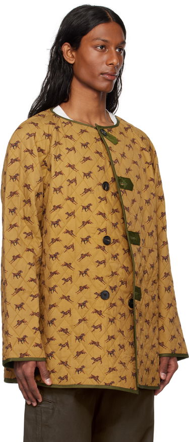 Prešívaná bunda Bode Bode Crittendon Reversible Liner Coat Žltá | MRS25OW011, 1