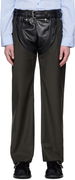 Martine Rose Zip Chap Tailored Trousers