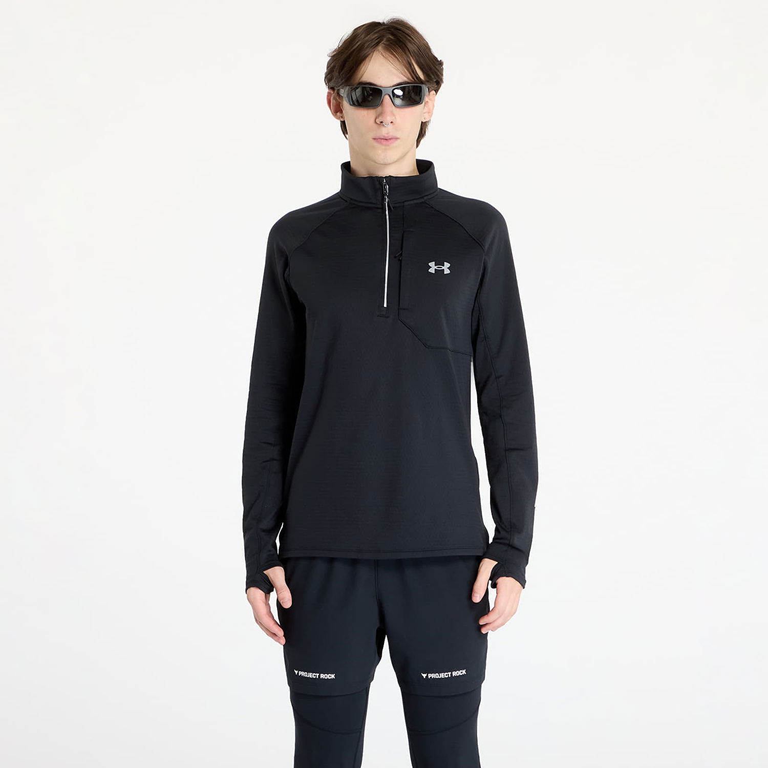 Mikina Under Armour Launch Elite CW Half Zip Top Čierna | 1386676-001, 0